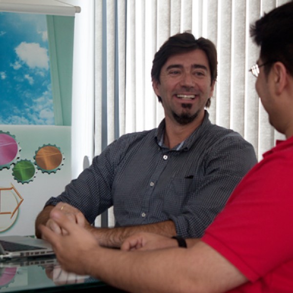 Uma equipe empenhada em realizar sempre o melhor