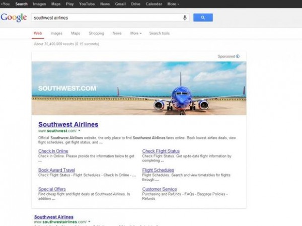 Google testa banner de anúncio e premia clientes com mais links