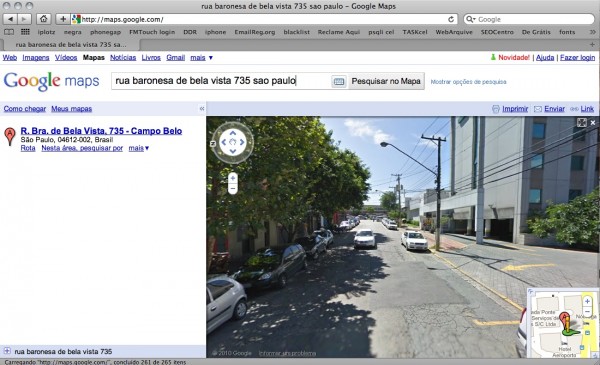 Google Street Viewer chega ao Brasil